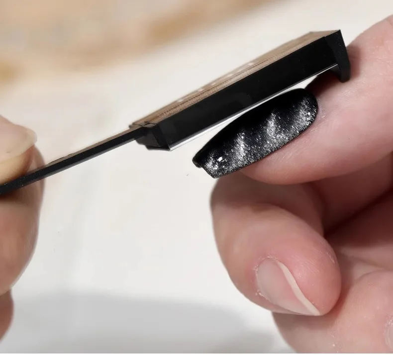 9lu Set Kedi Gözü Oje İçin Mıknatıs Karışık Efekt Cat Eye Magnet görsel 4
