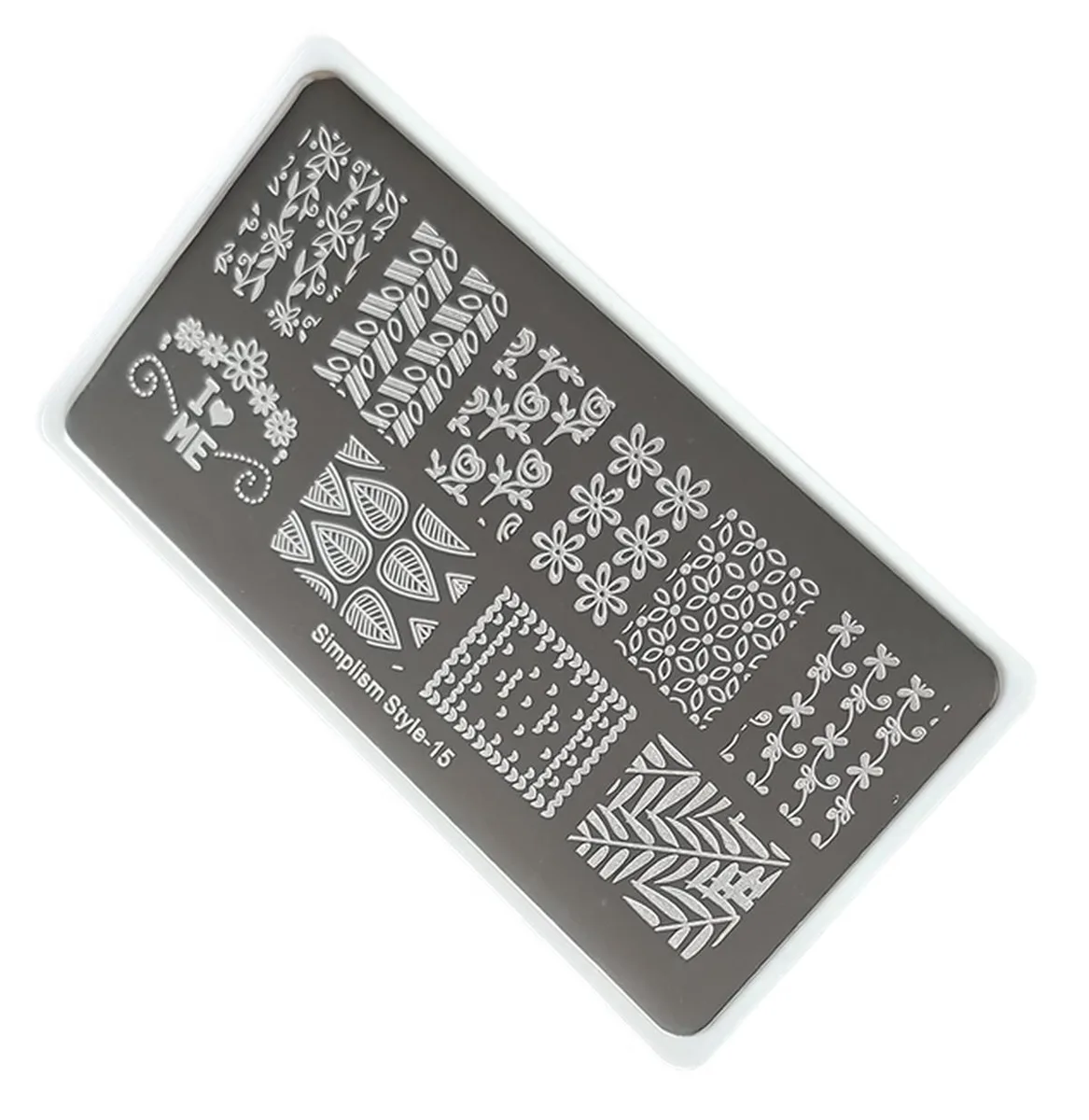 Nail Art Stamping Baskı Plakası S15