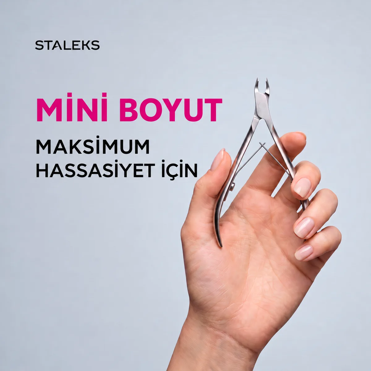 Staleks Expert Profesyonel Kısa Saplı Et Pensi 3mm NE-92-3 görsel 2