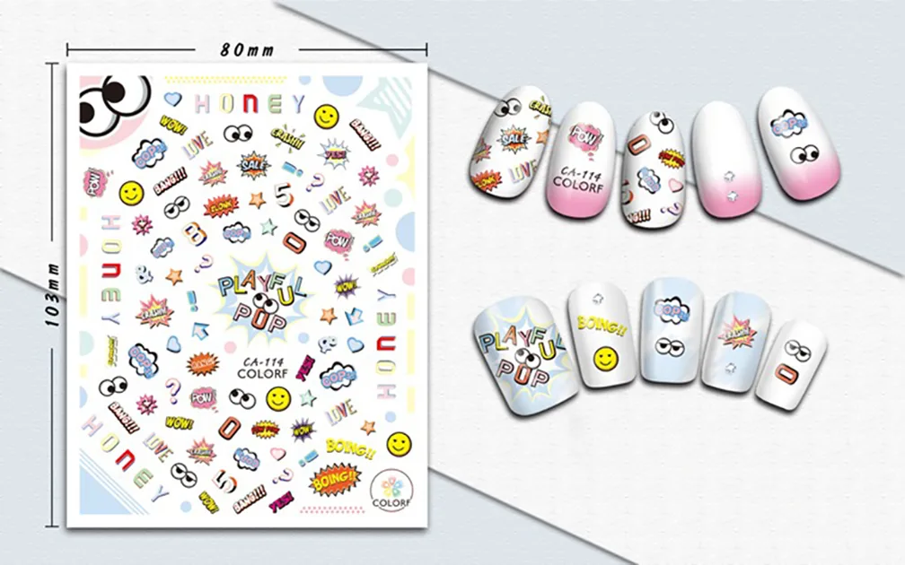 Tırnak Sticker görsel 3