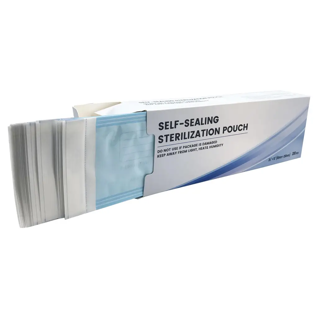 Alet Sterilizasyon Zarfı - İndikatörlü Otoklav Sterilizasyon Paketi 90x260mm (200 Adet)