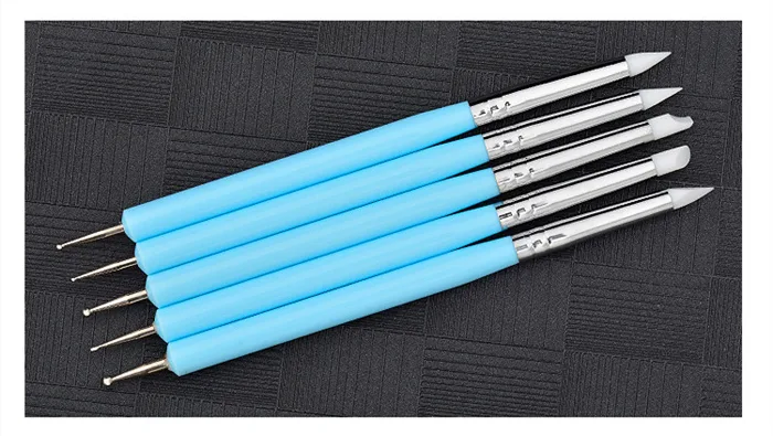 Nail Art Dotting Kalem 5li Set görsel 2