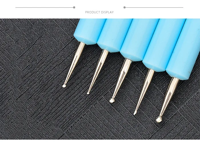 Nail Art Dotting Kalem 5li Set görsel 3