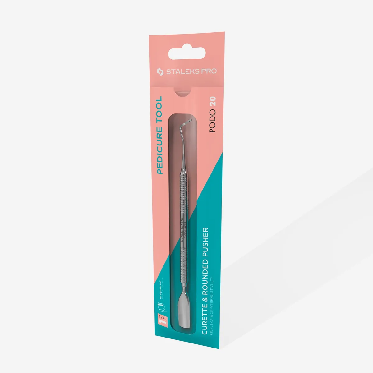 Staleks Expert Çift Uçlu Tırnak Pedikür Aleti PP-20-1 görsel 4