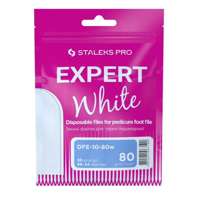 Staleks Pedikür Metal Taban Yedek Zımpara 80 Grit 30lu