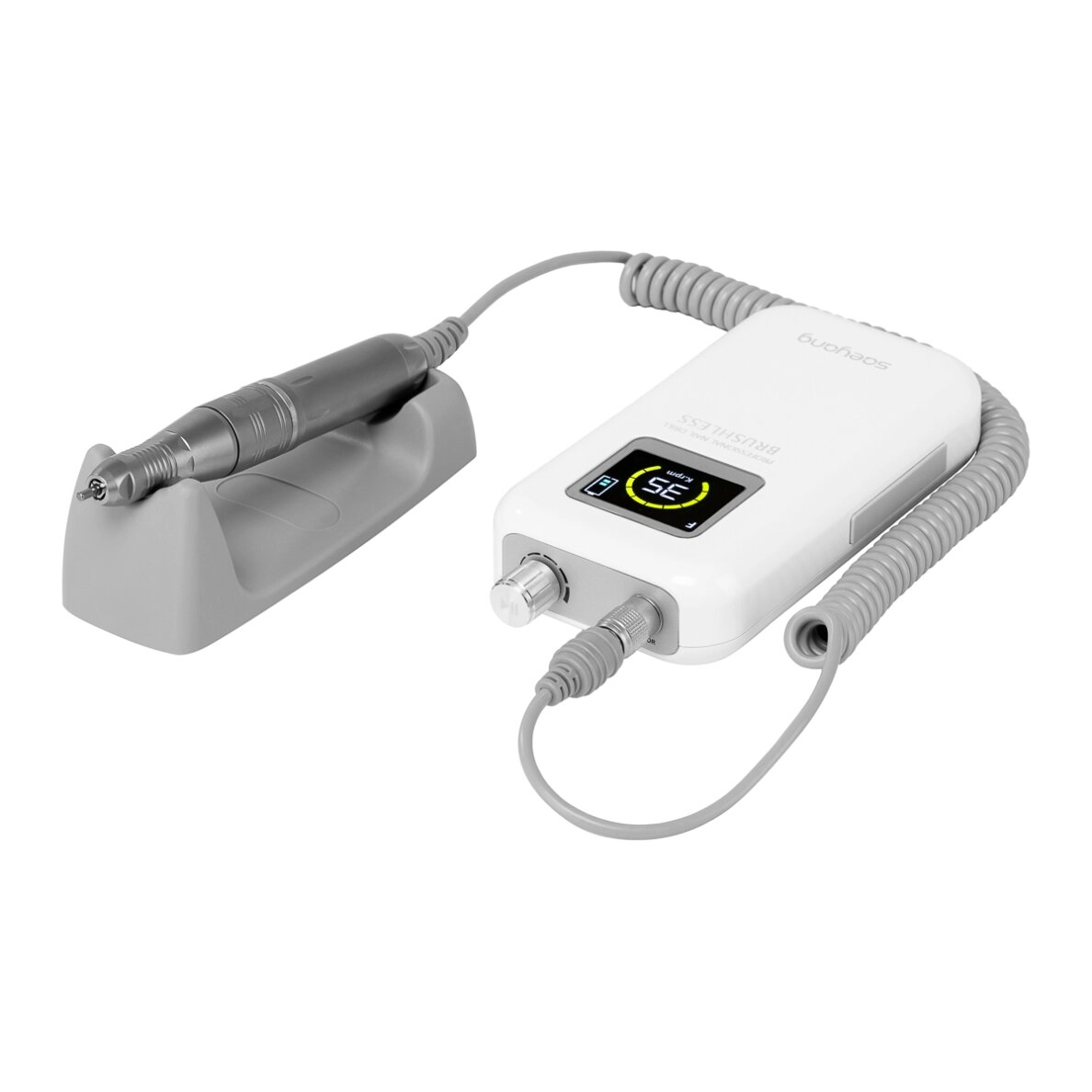 Marathon K48 PRO Profesyonel Şarjlı Portatif Manikür Freze Cihazı Mikro Motor Freze Törpü Makinesi
