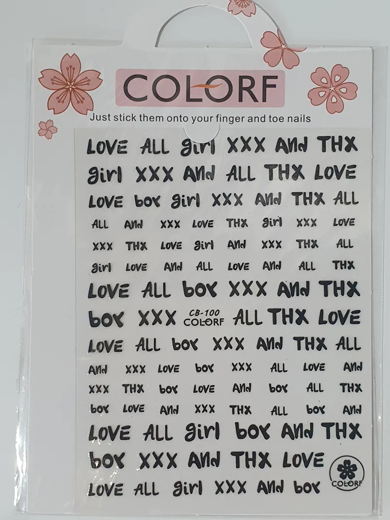 Tırnak Sticker görsel 2