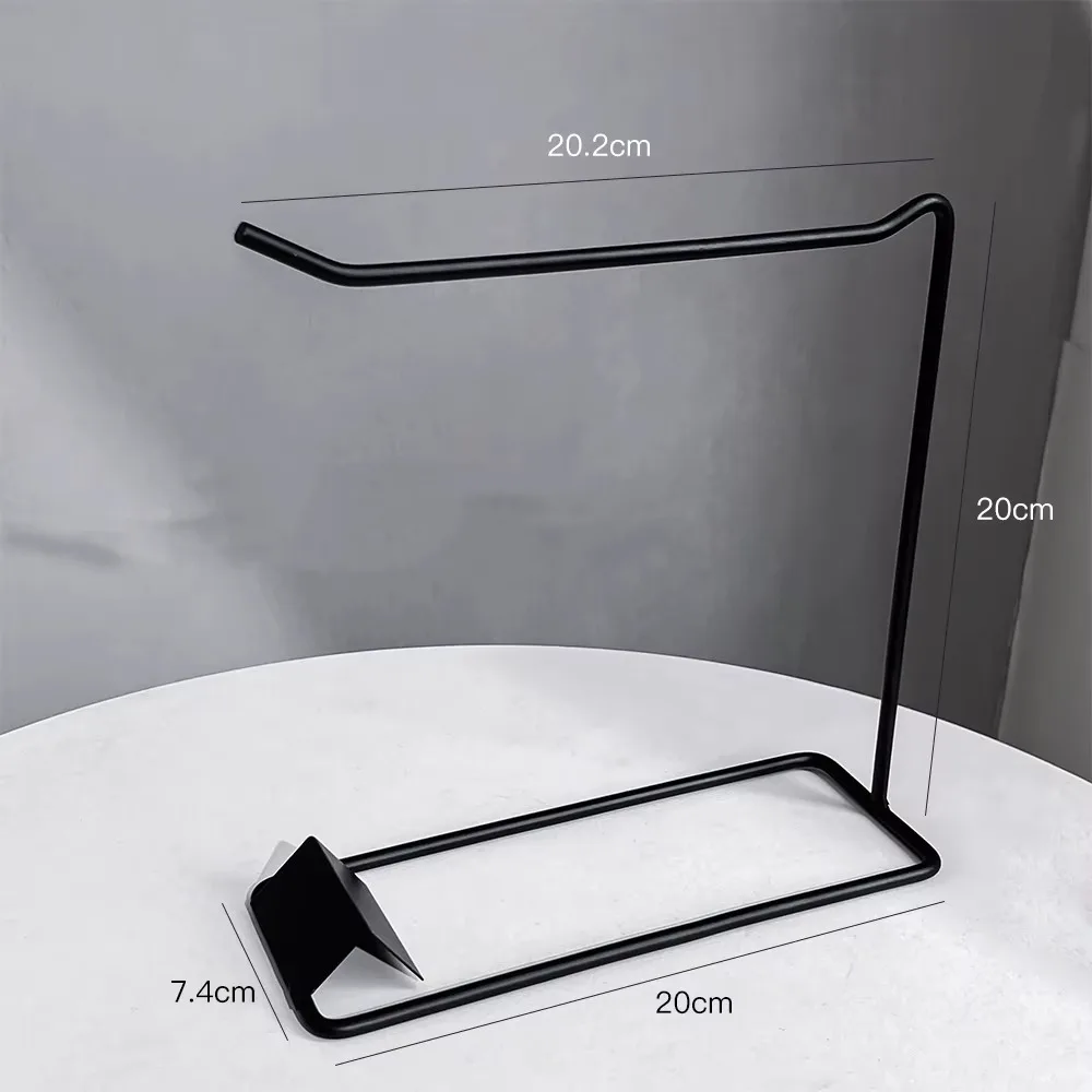 Metal Tırnak Renk Kartelası Standı Siyah Masaüstü Stand görsel 2
