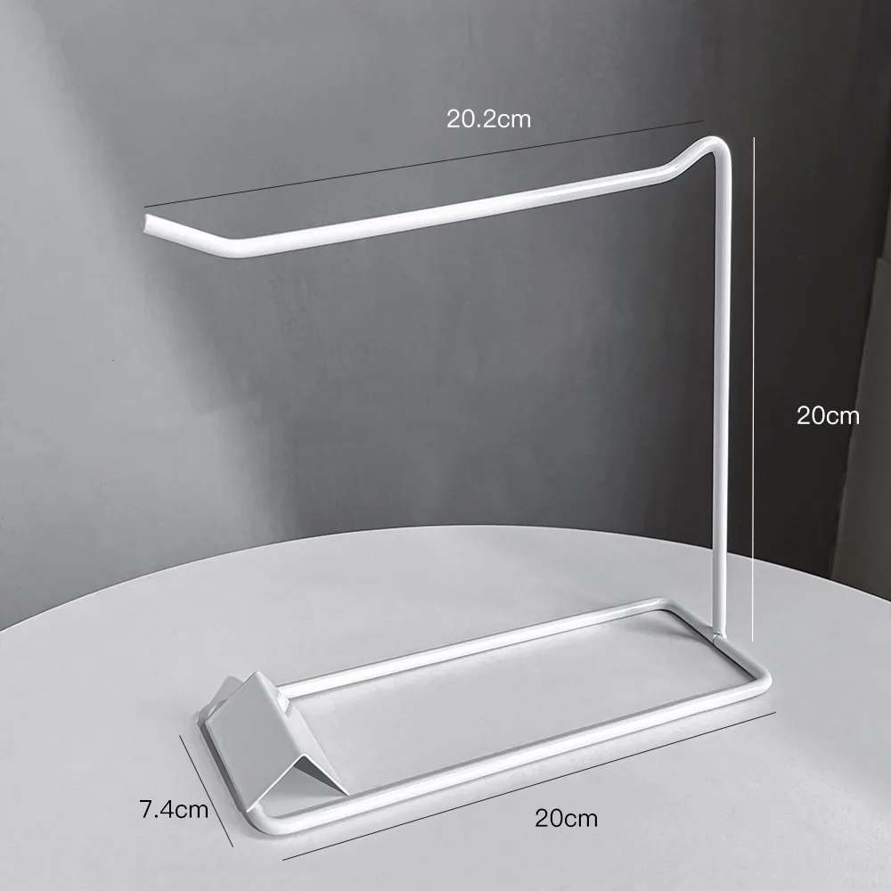 Metal Tırnak Renk Kartelası Standı Beyaz Masaüstü Stand görsel 2