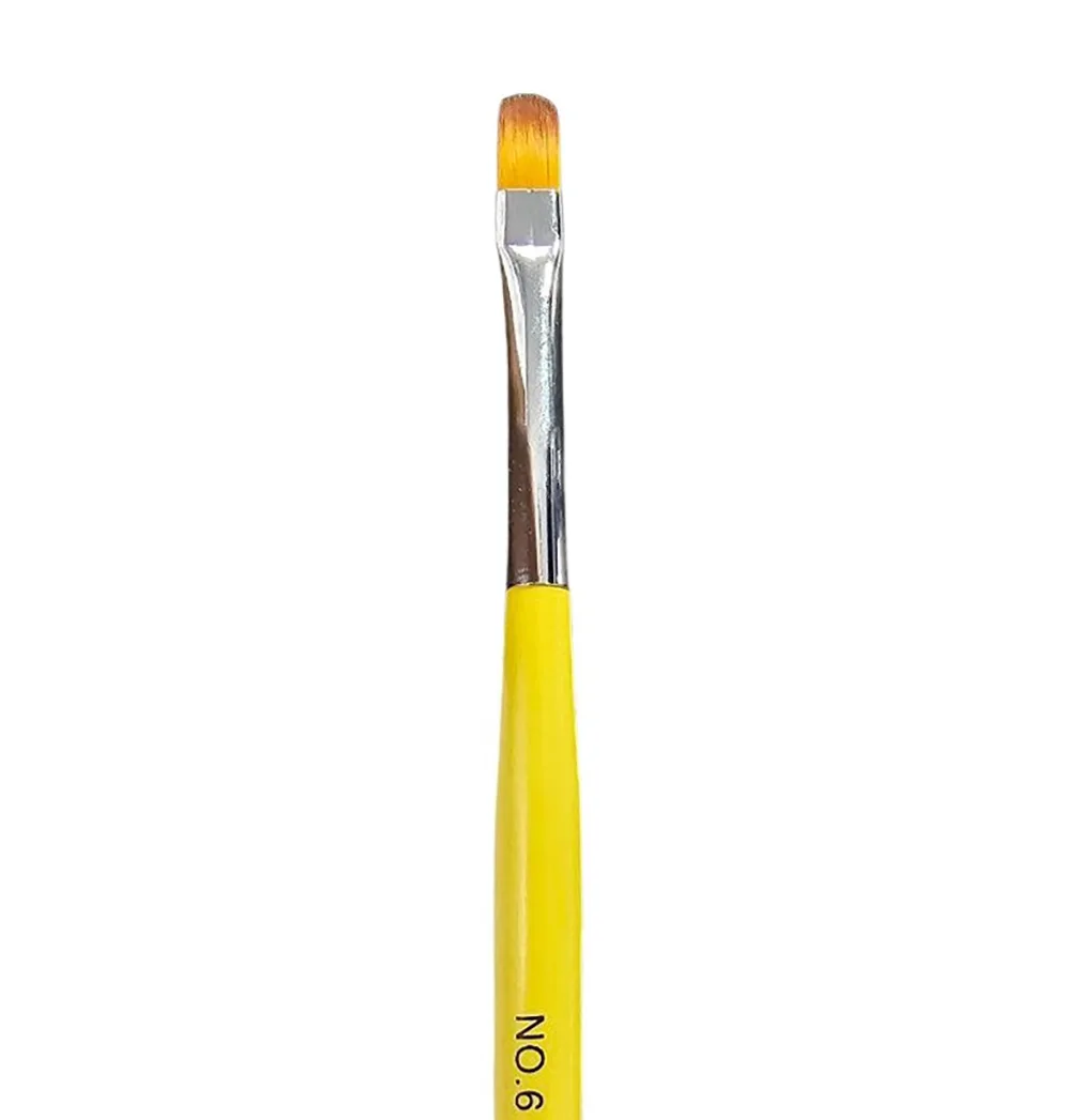 Sentetik Protez Tırnak Jel Fırçası No:6 7mm