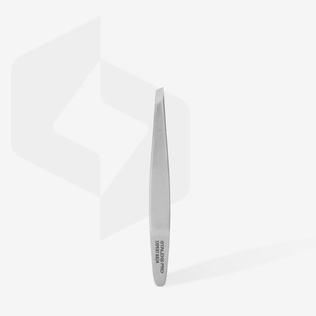 Staleks Expert Profesyonel Kaş Cımbızı Eğimli 4mm TE-62-4 görsel 3