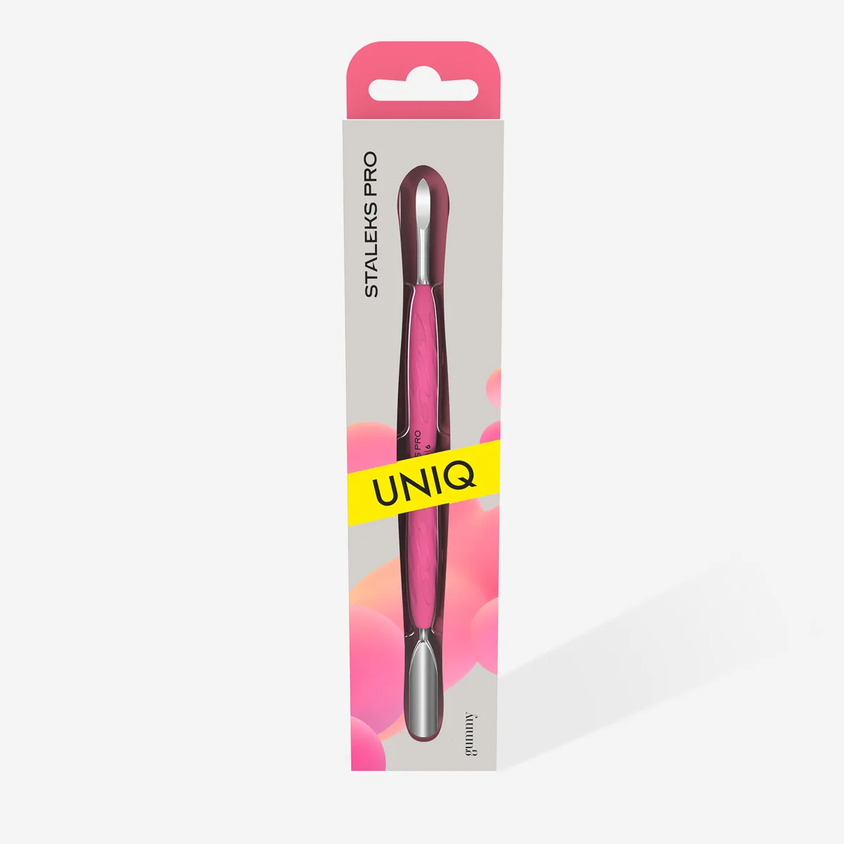 Staleks Uniq Gummy Profesyonel Kütikül İtici ve Tırnak Temizleyici Pusher PQ-10/6 görsel 4