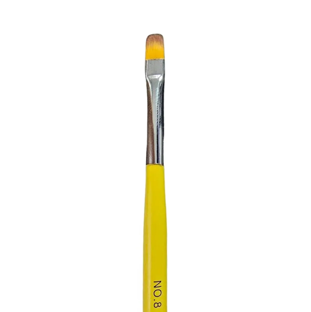 Sentetik Protez Tırnak Jel Fırçası No:8 8mm
