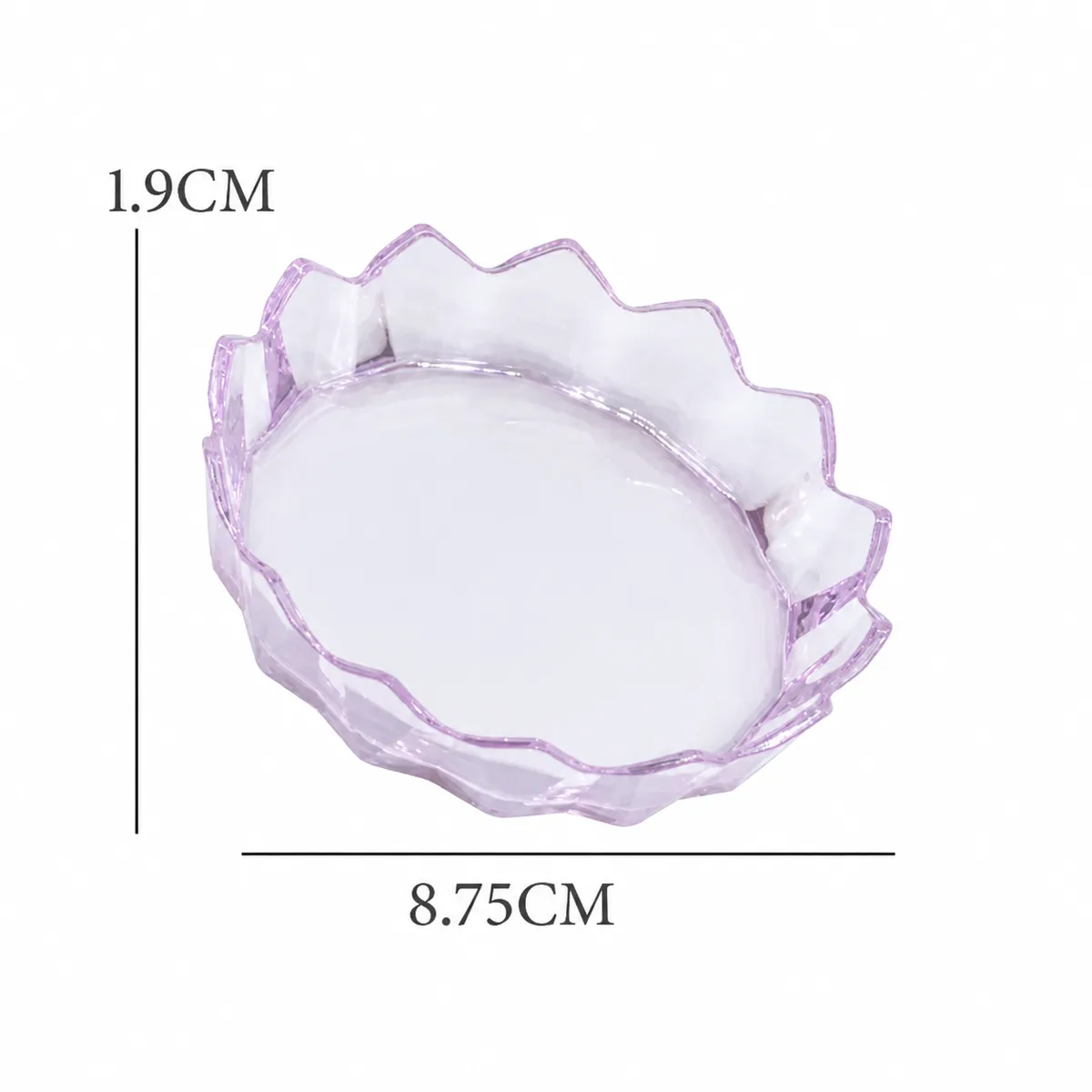 Mini Nail Art Fırça ve Aksesuar Tepsisi BOWL-009 görsel 2