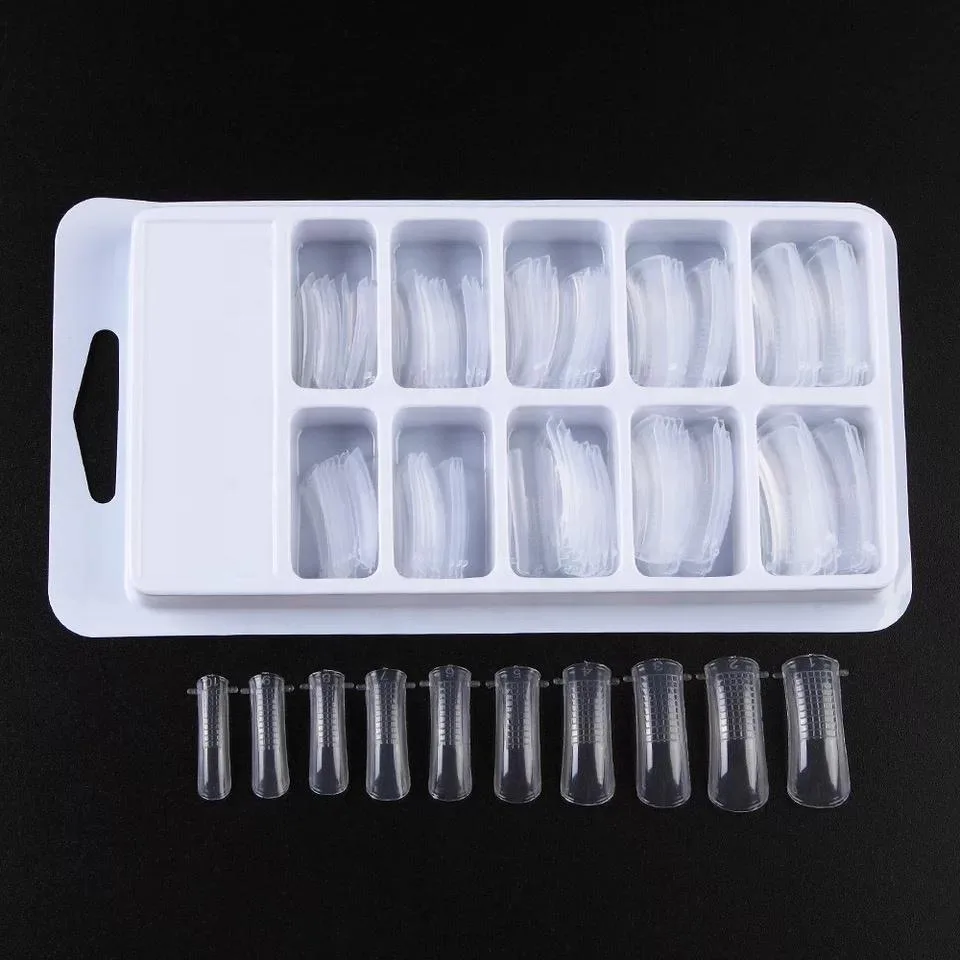 100 Tipsli Poly Gel Tırnak Üst Formu