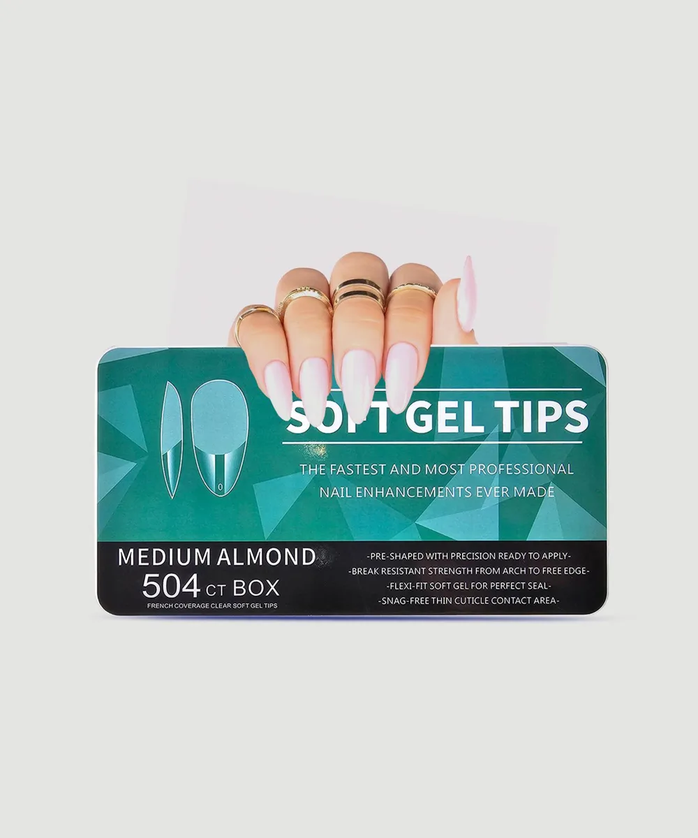 Yeni Nesil Protez Tırnak Jel Tips Soft Gel Tips 504 adet