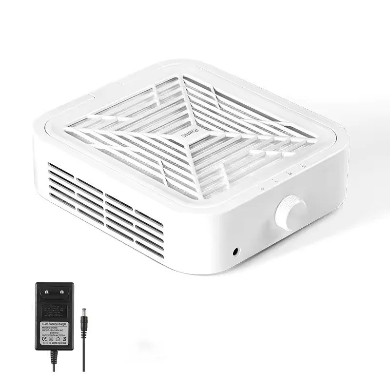 120W Tek Fanlı Güçlü Manikür Tırnak Toz Toplayıcı Yatay WL007 görsel 7
