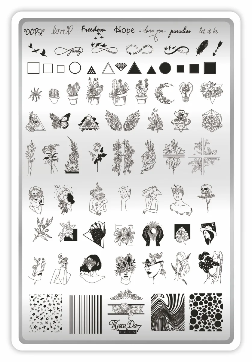 Takida Stamping Baskı Plakası XL Tatu 07
