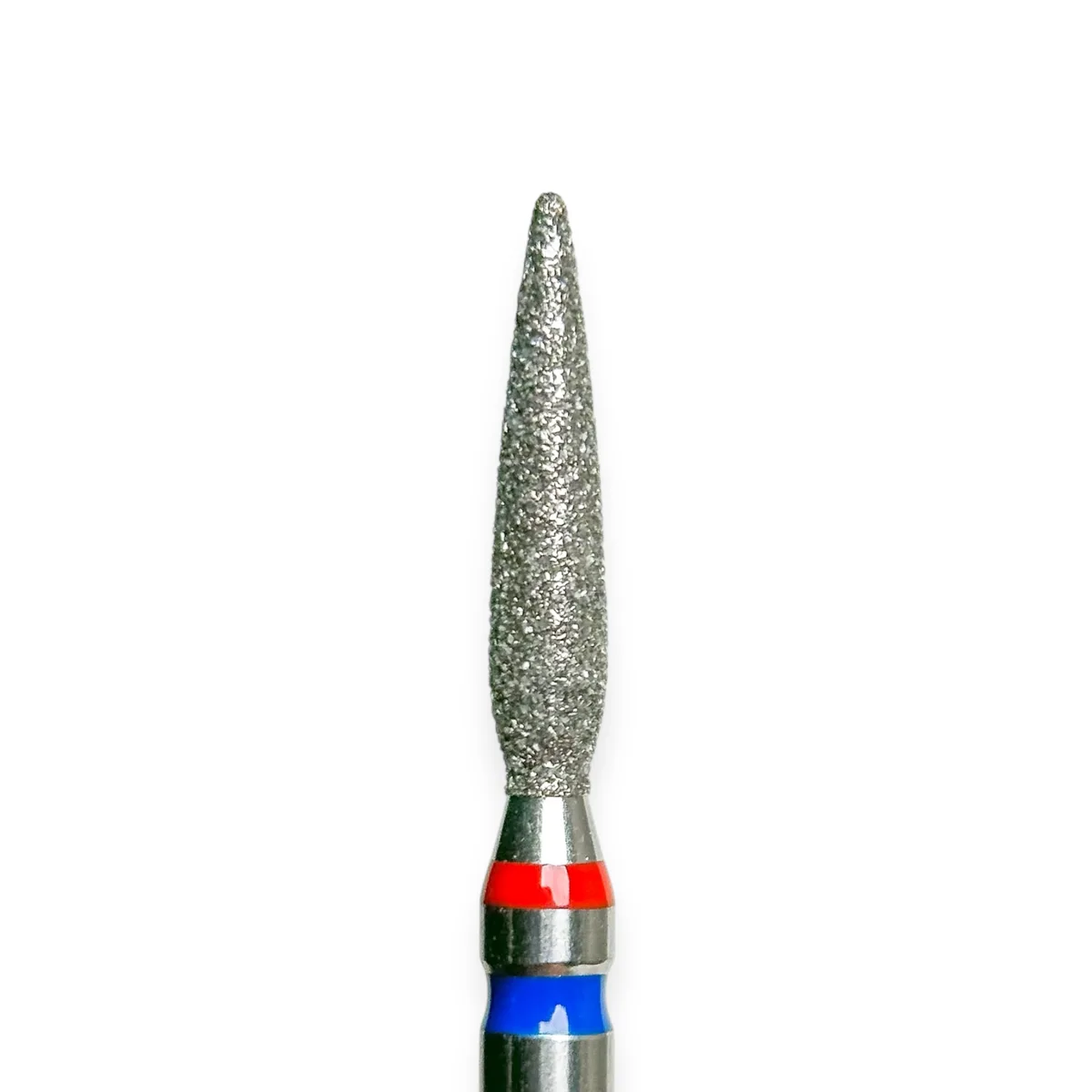 Kmiz Elmas Manikür Törpü Ucu 10mm Sivri Ateş Model Çift Şerit Twin Sivri Mavi 021 118867