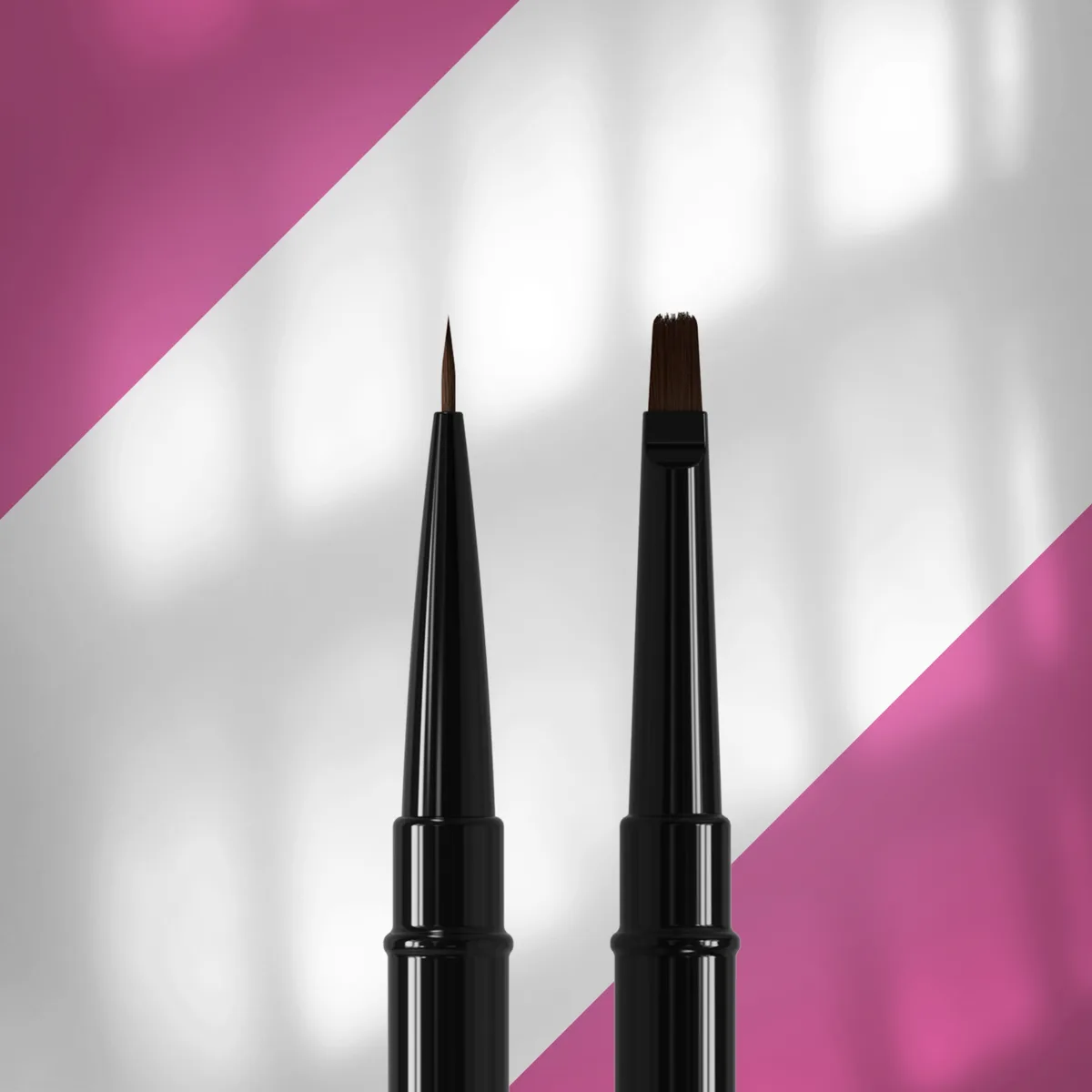 Staleks Çift Uçlu Sentetik Nail Art Liner Çizim ve Jel Fırçası 7-7mm NBE-01/04
