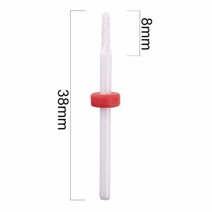 Seramik Freze Uç Törpü Makinesi Ucu Round Red görsel 2
