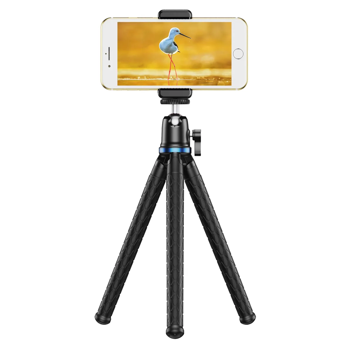Apexel Profesyonel 30cm Esnek Ahtapot Tripod ve Vlog Kiti Telefon Tutucu Gopro Dslr Uyumlu APL-JJ10 görsel 2