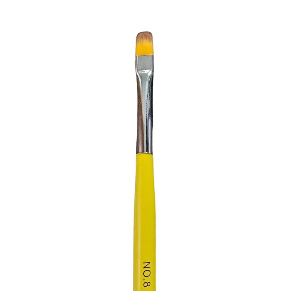 Sentetik Protez Tırnak Jel Fırçası No:8 8mm