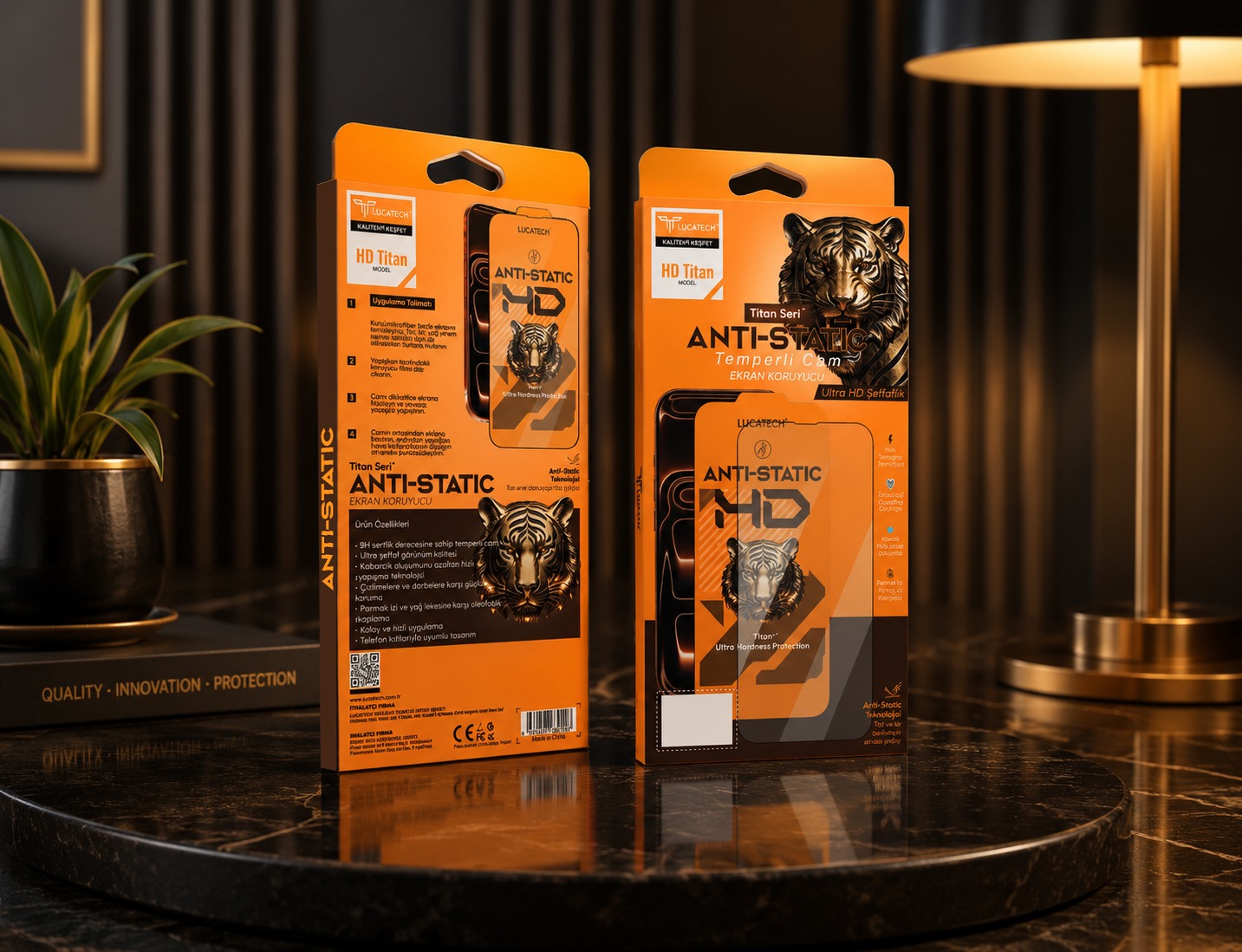 HD TİTAN ANTİSTATİK Cam (İPHONE)