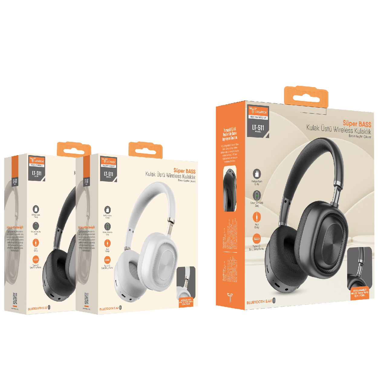 LT-511-FM | Kulaküstü Wireless Süper Bass Kulaklık