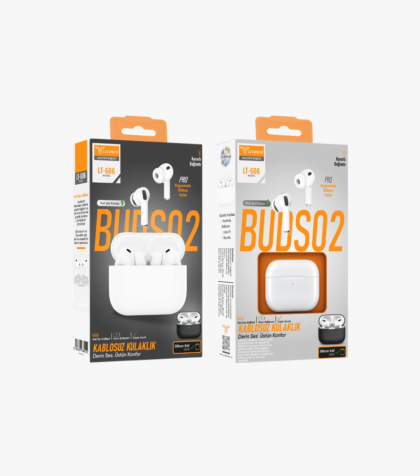 Lucatech LT-606 TWS BUDS 02 PRO KILIF HEDİYELİ Wireless Kulaklık