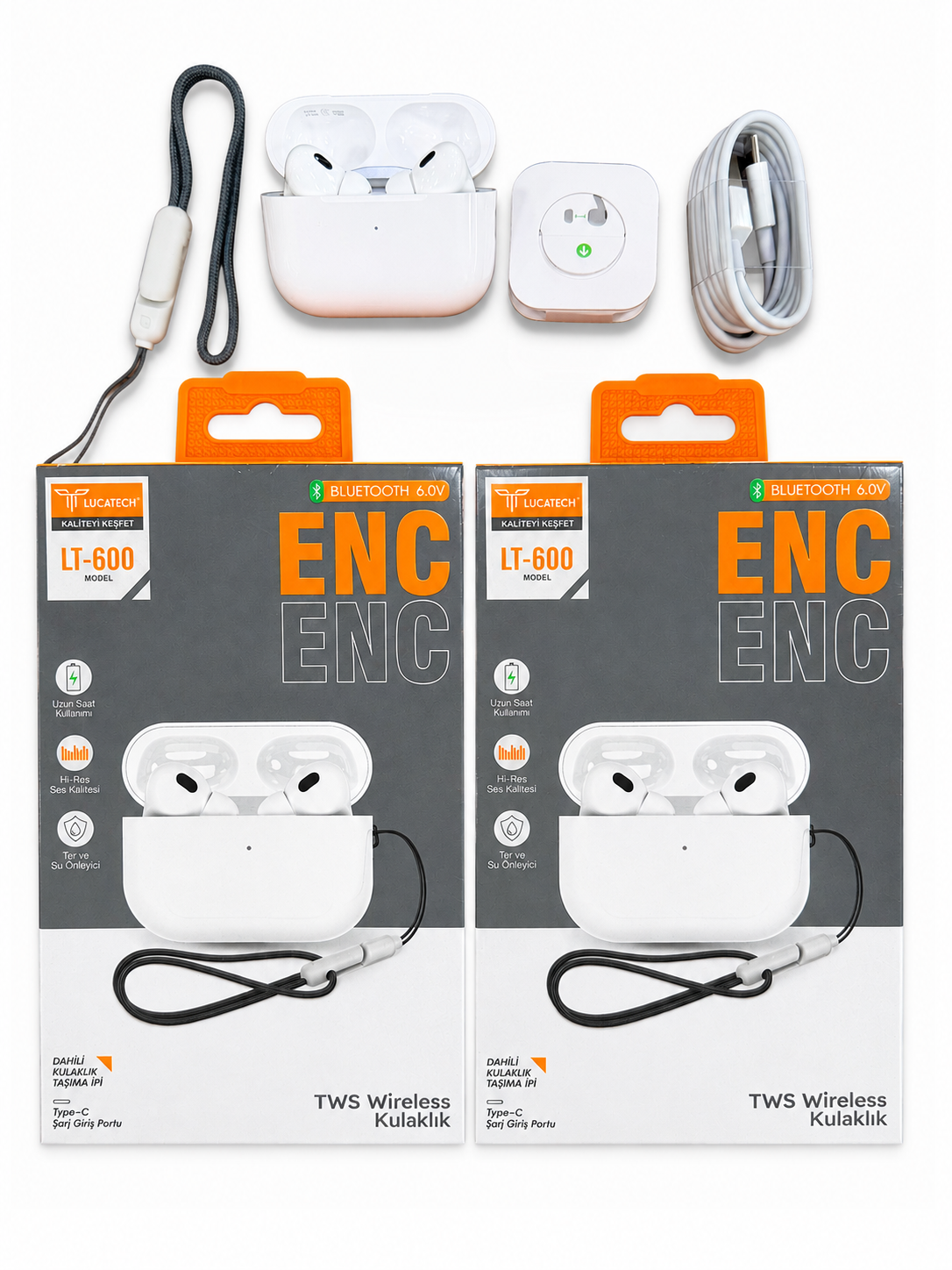 Lucatech LT-600 TWS ENC/ANC Wireless Kulaklık