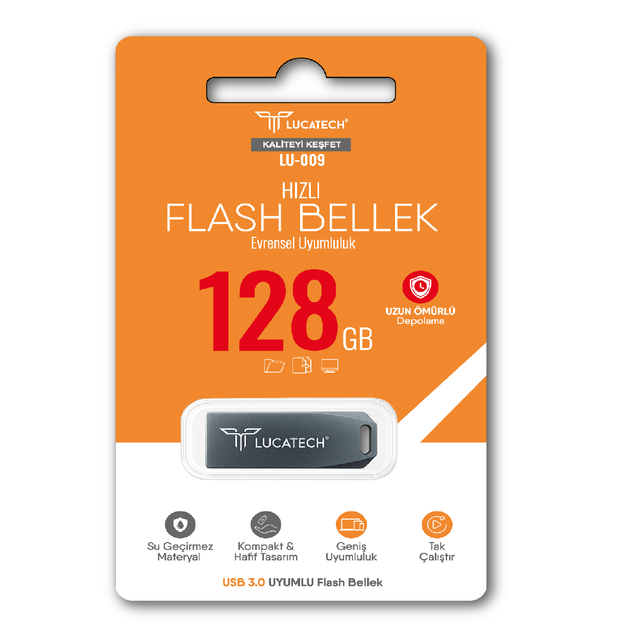 Lucatech LU-009 128GB Hızlı Flash Disk