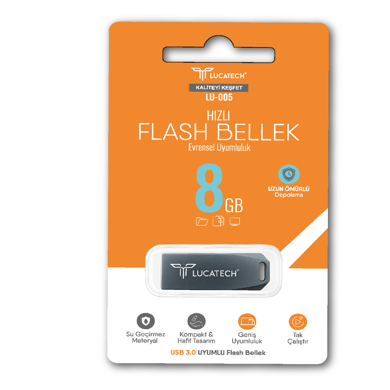 Lucatech LU-005 8GB Hızlı Flash Disk