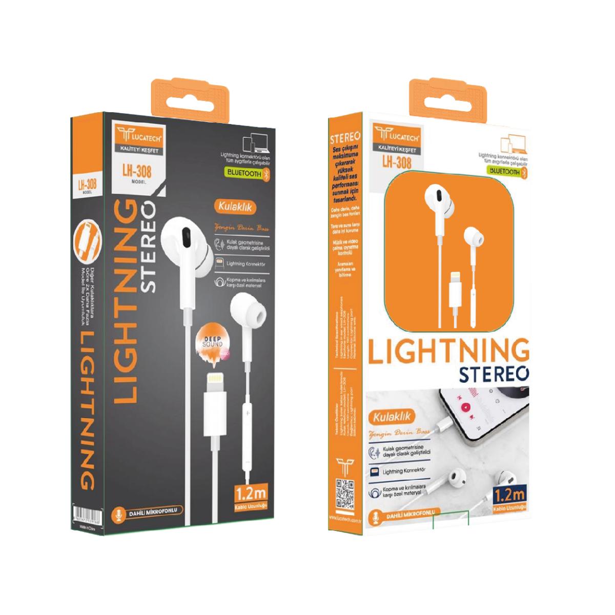 Lucatech LH-308 Lightning Stereo Kulaklık