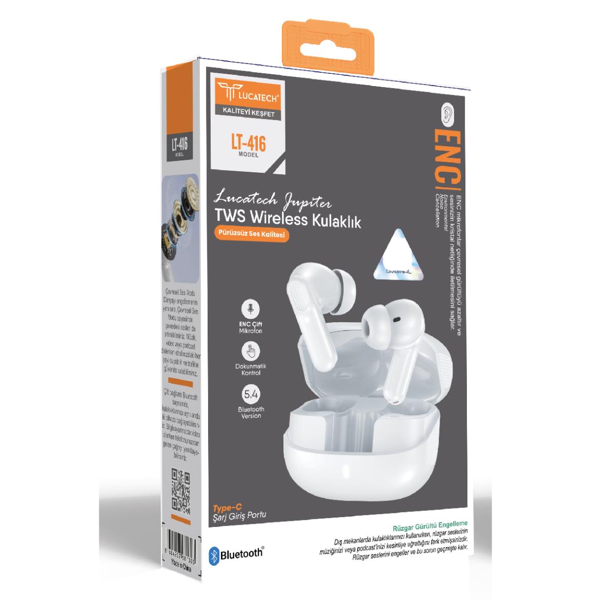 Lucatech LT-416 JUPİTER TWS Wireless Kulaklık