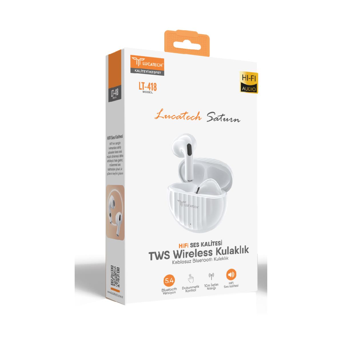 Lucatech LT-418 SATURN TWS Wireless Kulaklık5