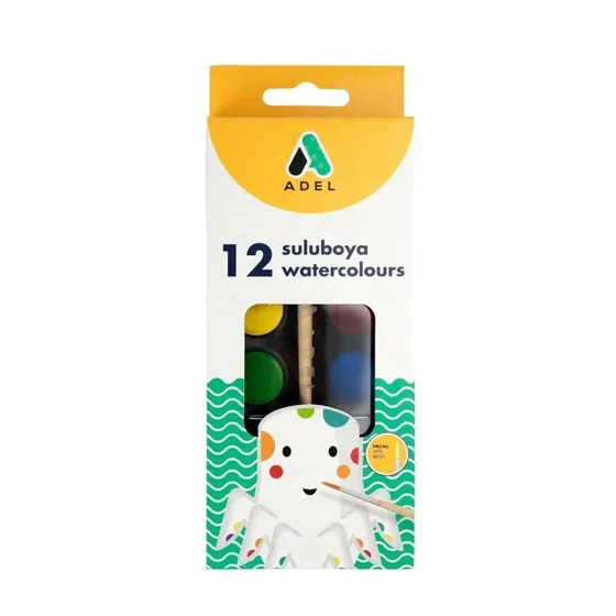 Adel Sulu Boya Seti 12 Renk